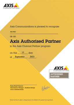 Axis Communications — Partner