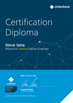 Milestone Certified Design Engineer (MCDE)