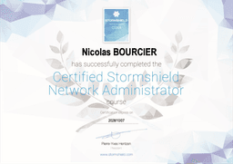 Stormshield CSNA — Network Administrator