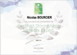 Stormshield CSNE — Network Expert